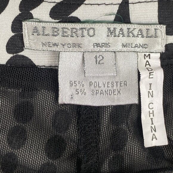 VTG Womens 12 Black White Polka Dot Flowy Feminine Lace Trim Hem Skirt - Picture 3 of 9